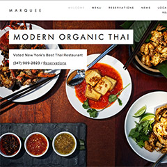 Макет Modern Organic Thai